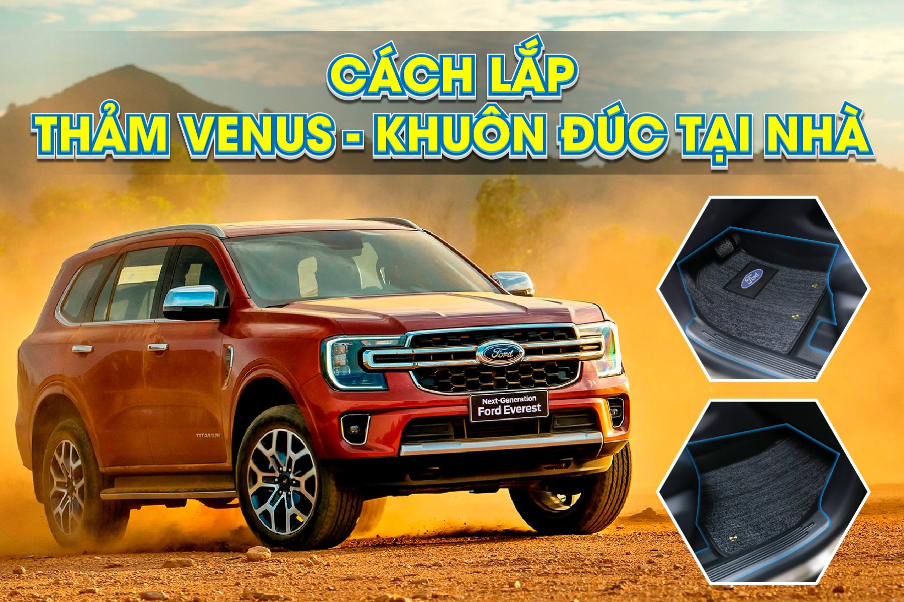 Cách lắp thảm Venus tại nhà đơn giản cho bạn